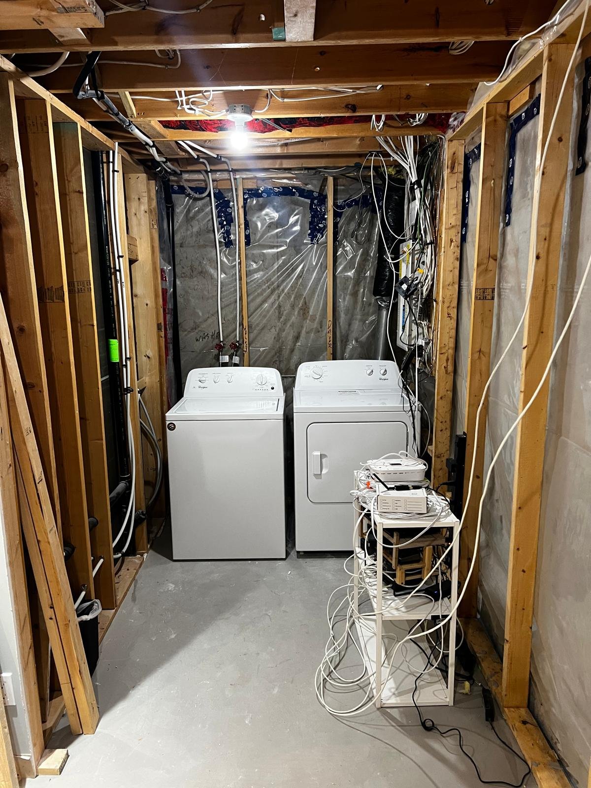 Basement before renovation