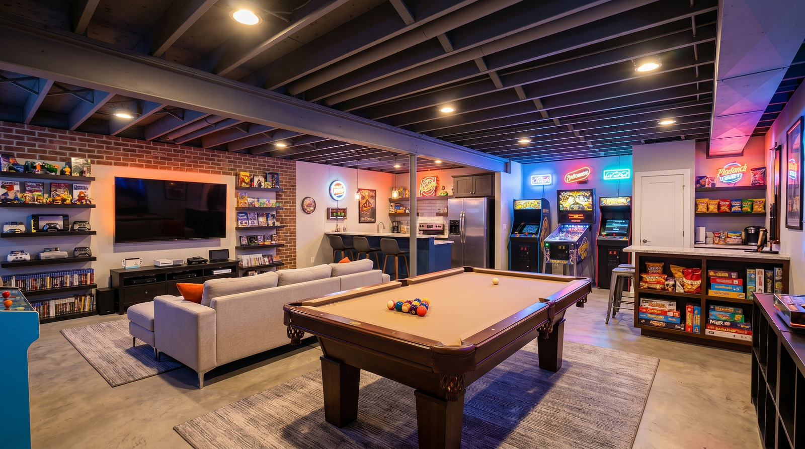 Basement kitchen